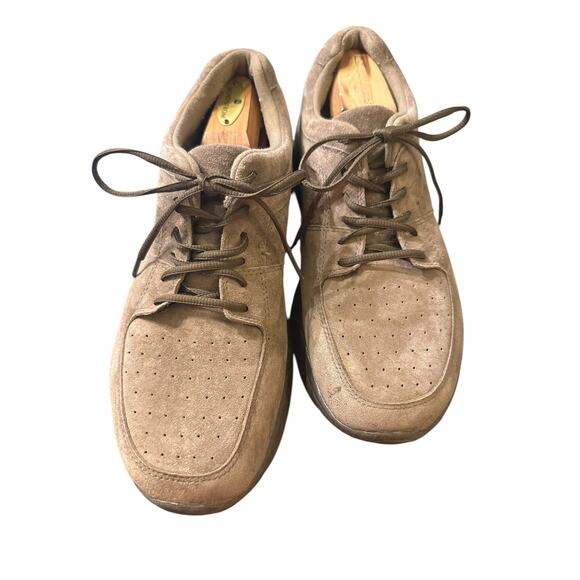 Propet Brown men’s lace up suede leather shoes 10.5 - Picture 3 of 14
